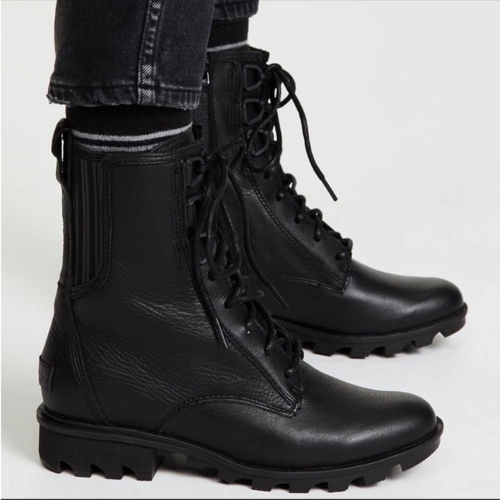 SOREL Phoenix Waterproof Leather Lace Up Boots